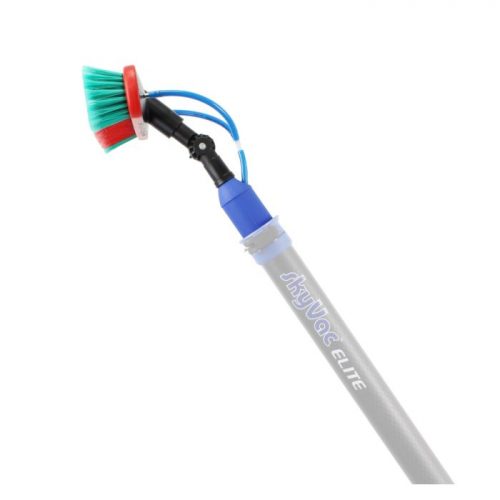 adapter with window cleaning brush