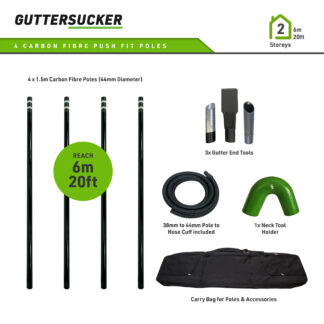 Standard 44mm Push Fit Pole Package