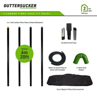 Standard 44mm Push Fit Pole Package