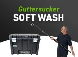 Soft wash cleaning equipment